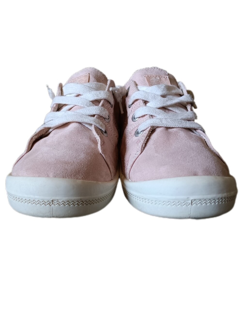 🩷 Roxy Bayshore II Pink Slip-on Sneakers Shoes Womens 9.5 Memory Foam Summer - Picture 7 of 14